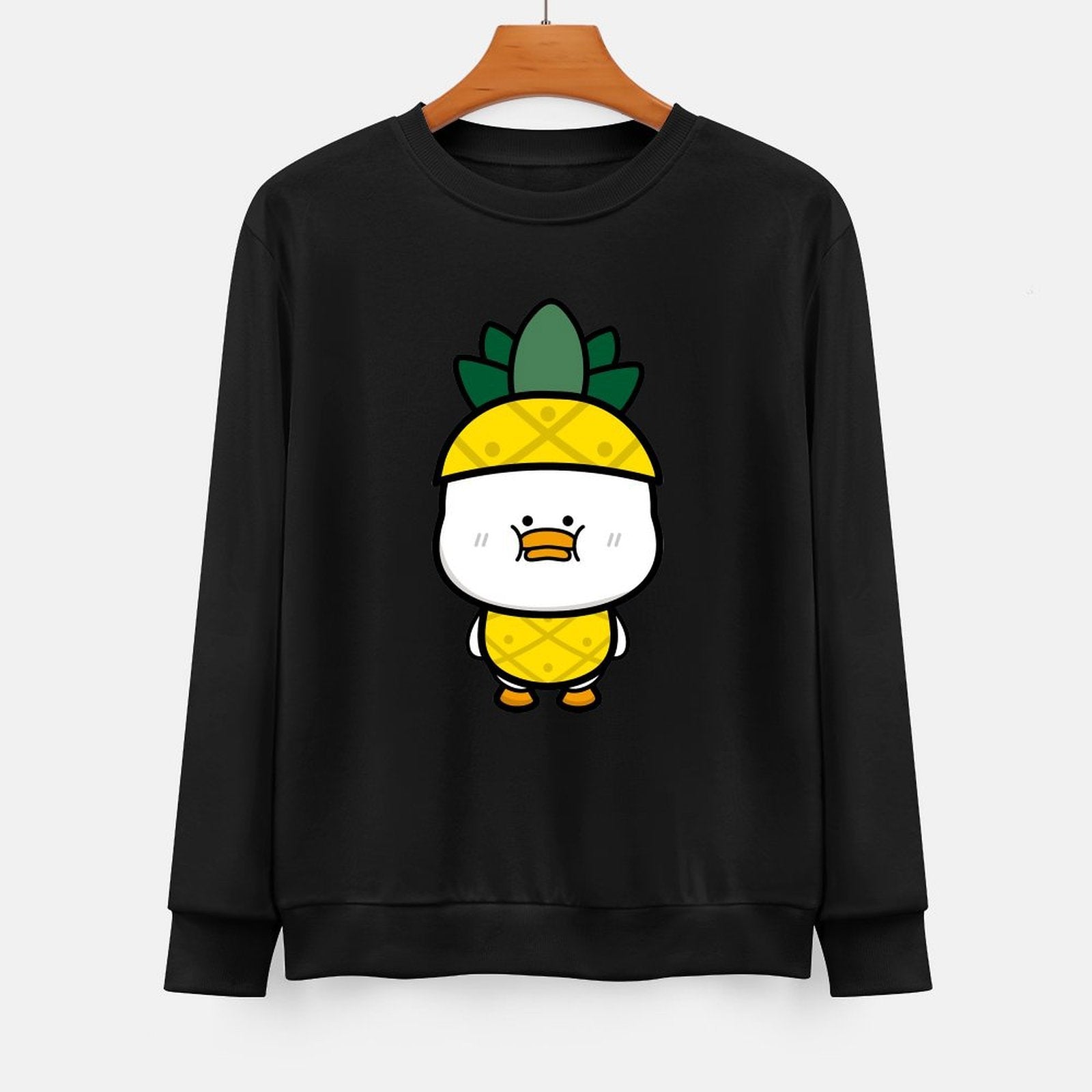 Front Patterned Long Sleeve TopPromotional EssentialFit